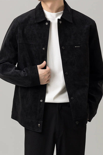 Men Winter Lightweight Short Jacket With Regular Sleeves