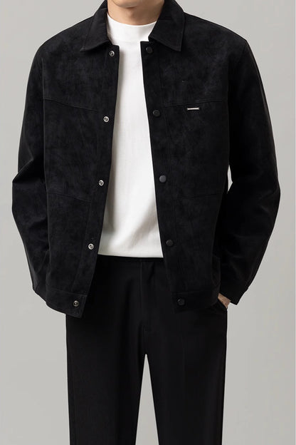 Men Winter Lightweight Short Jacket With Regular Sleeves